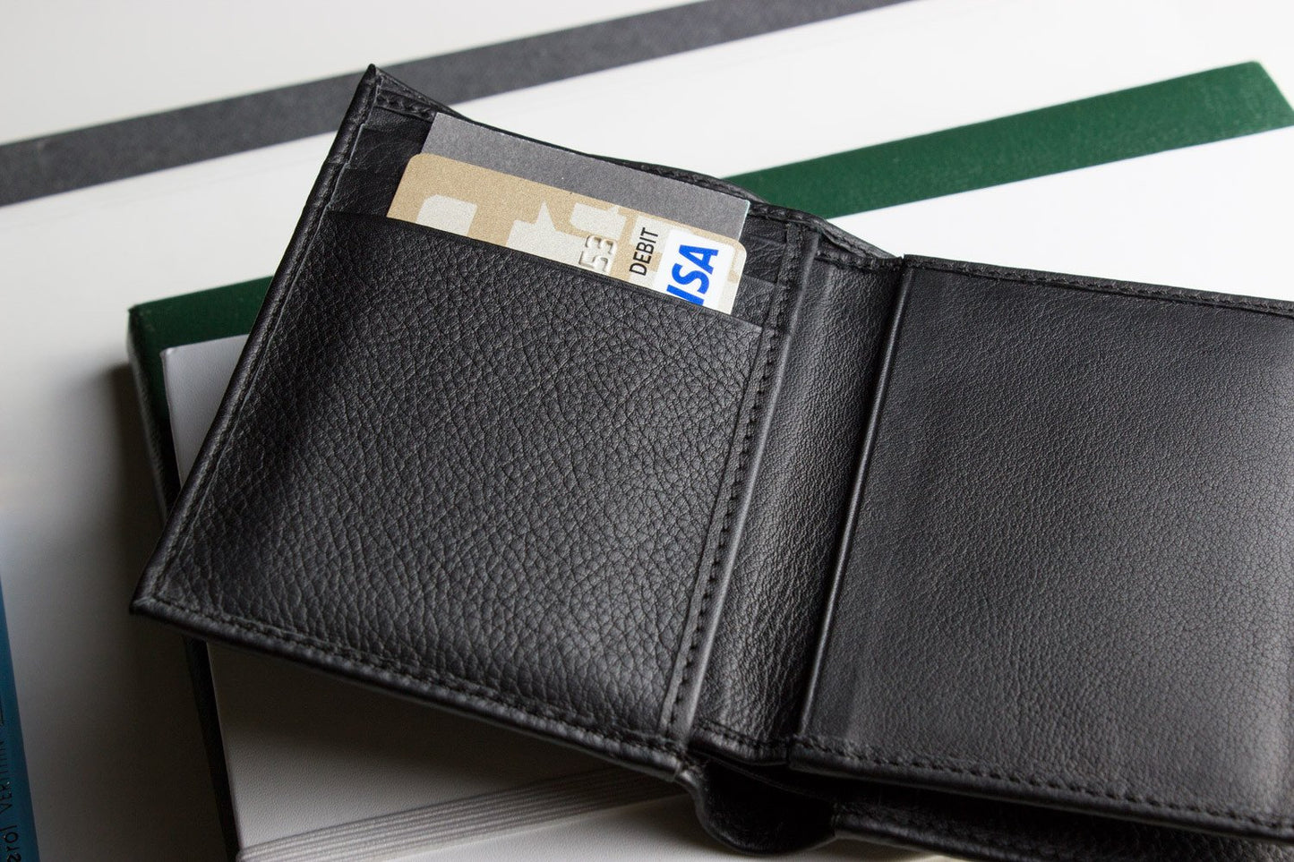 Slimfold plånbok med kortfack