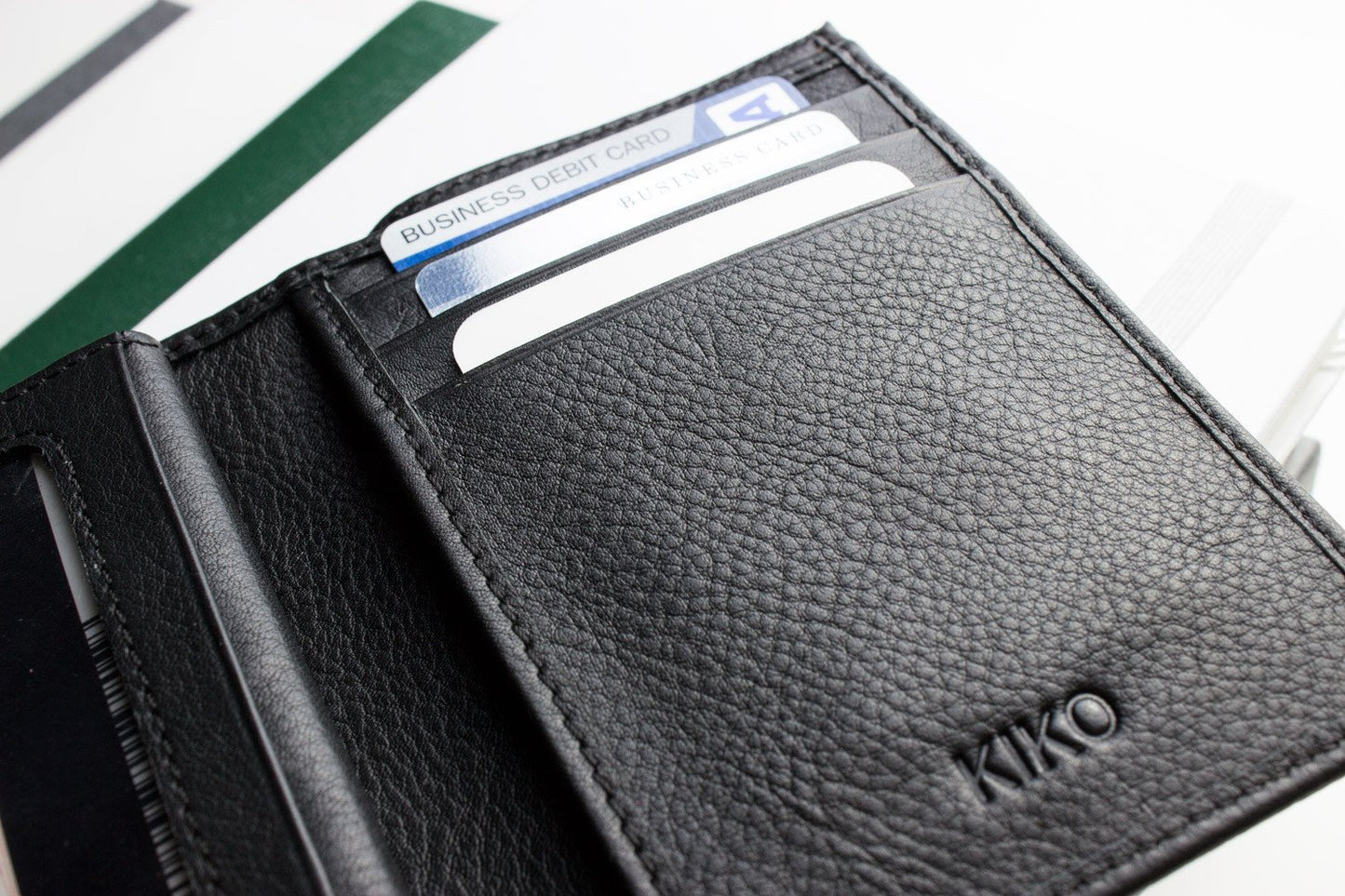 Slimfold plånbok med kortfack