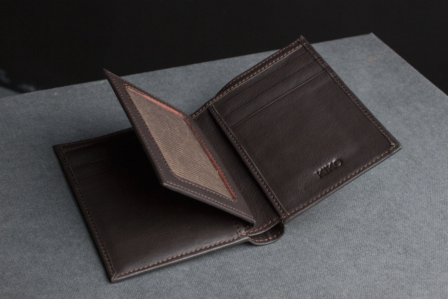 Slimfold plånbok med kortfack