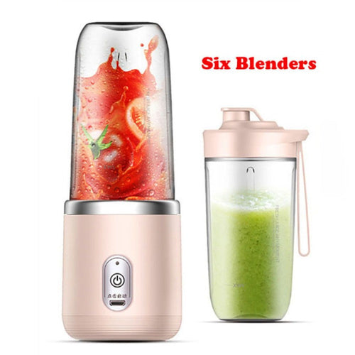 Högkvalitativ portabel juiceblender med dubbelklinga