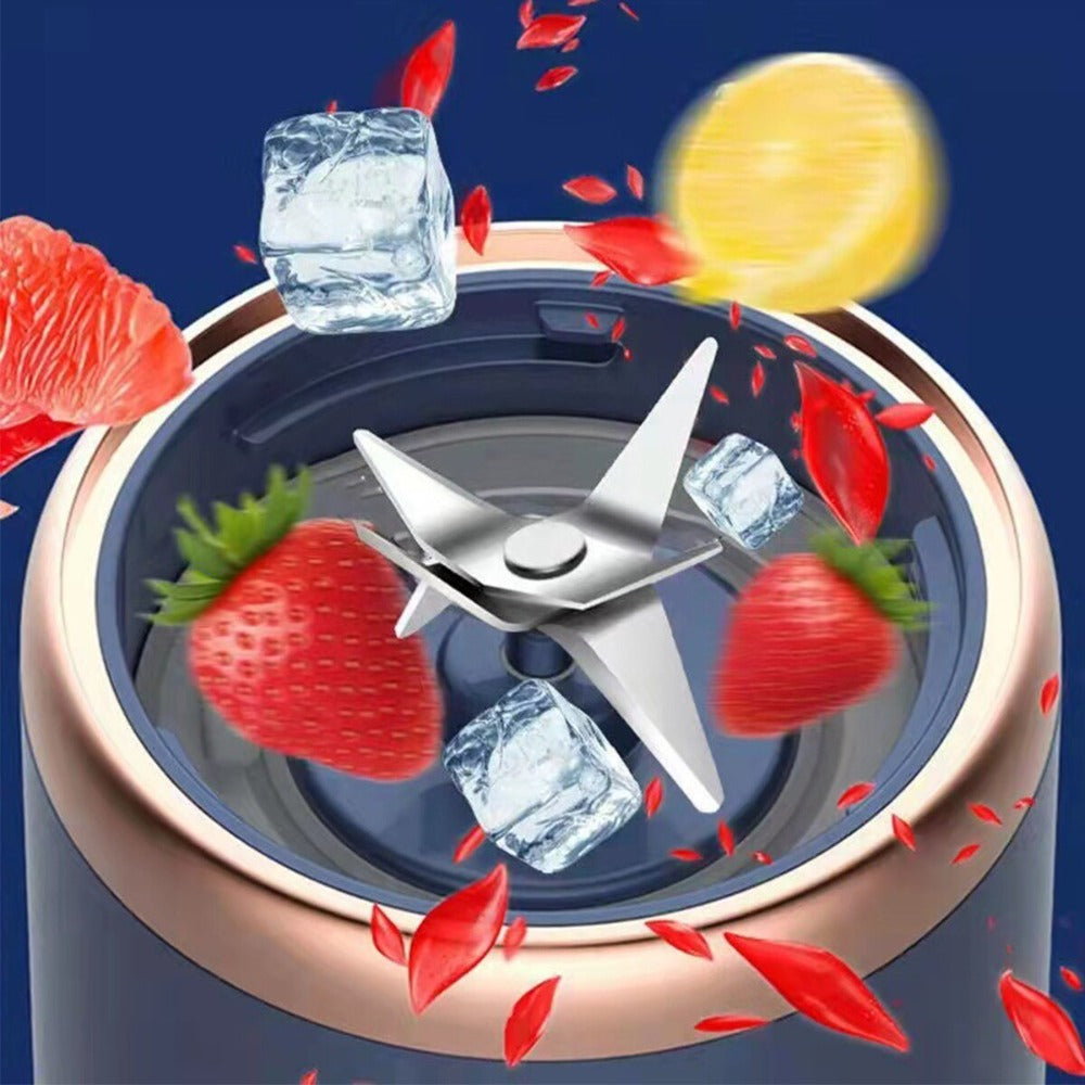 Högkvalitativ portabel juiceblender med dubbelklinga