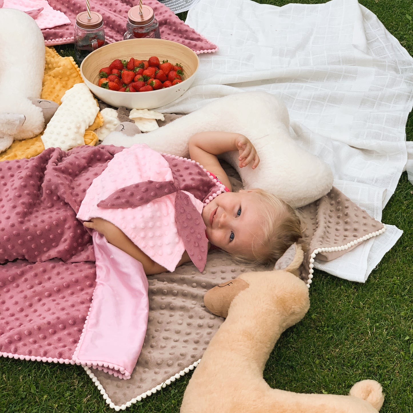 2-i-1 Filt med Insydd Babyfilt