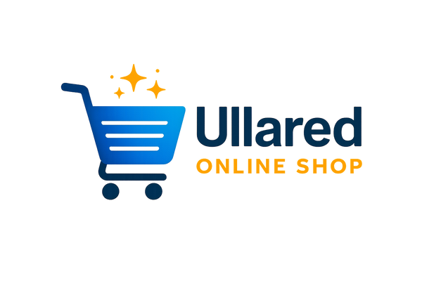 Ullared Online Shop logga med blå korg
